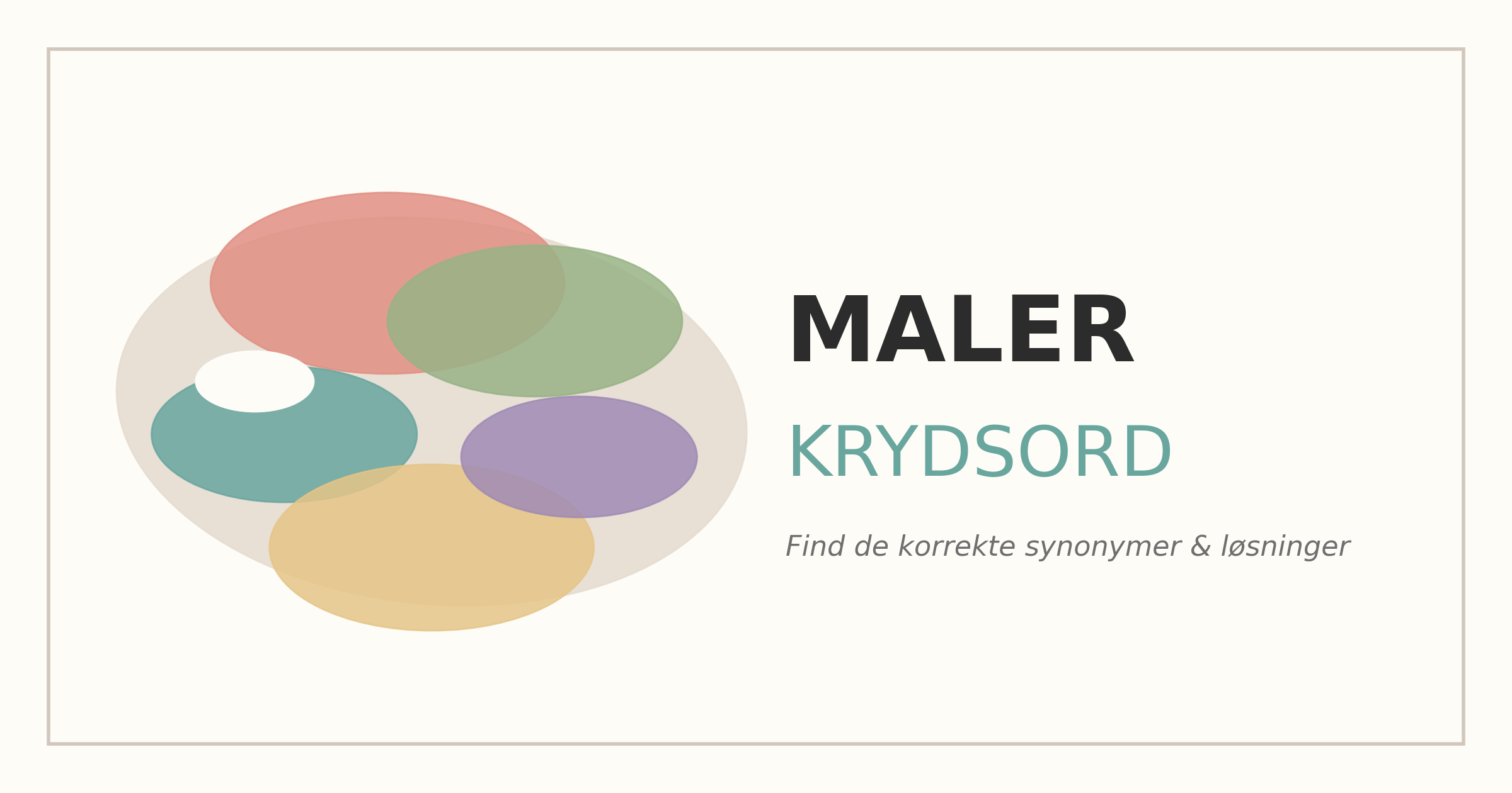 Maler krydsord