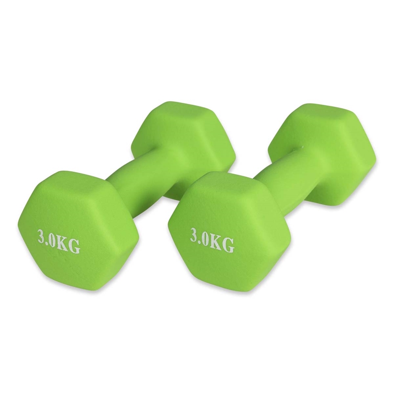 ASG Neopren Håndvægte 2x3 kg (par)
