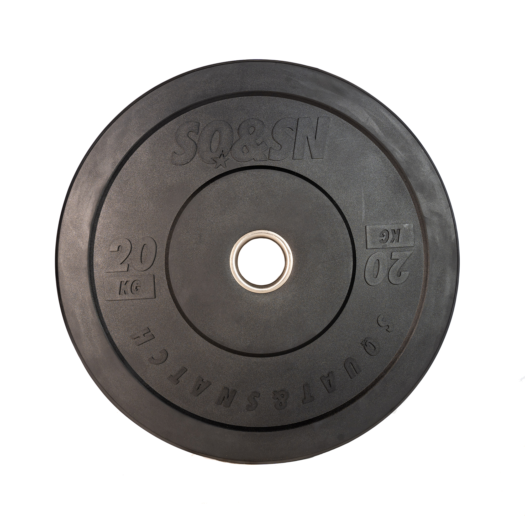 Vægtskive til træningsslæde (SQ&SN bumper plate 20 kg), produktfoto