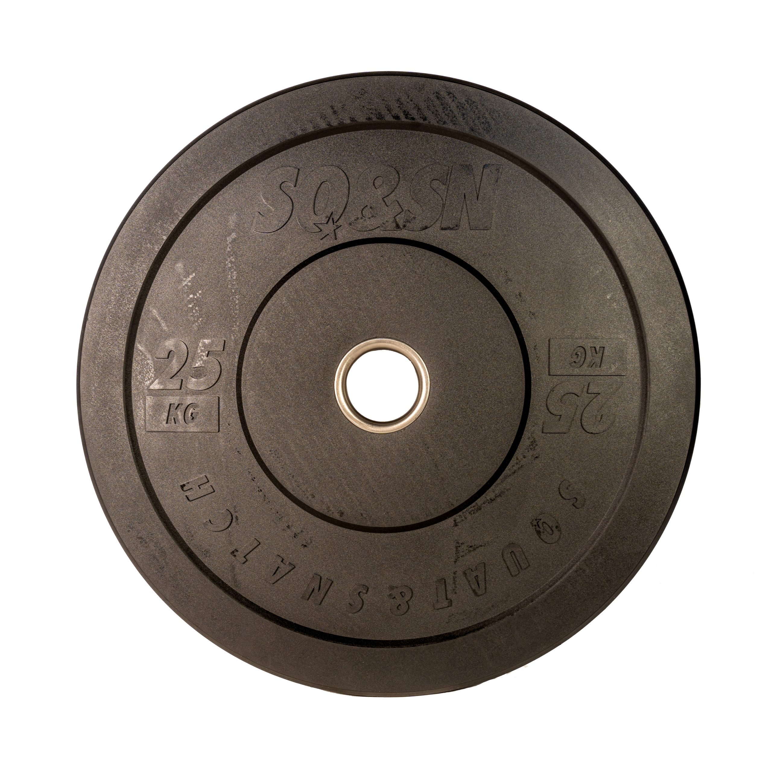 Vægtskive til træningsslæde (SQ&SN bumper plate 25 kg), produktfoto