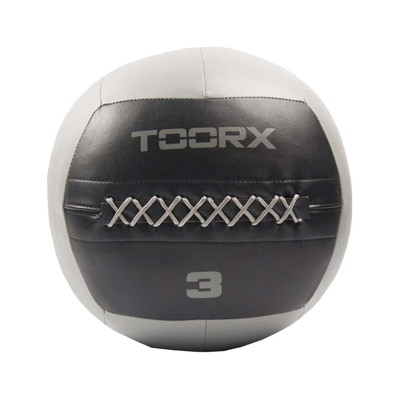 Wall ball på 3 kg (Toorx) med blød overflade, produktfoto