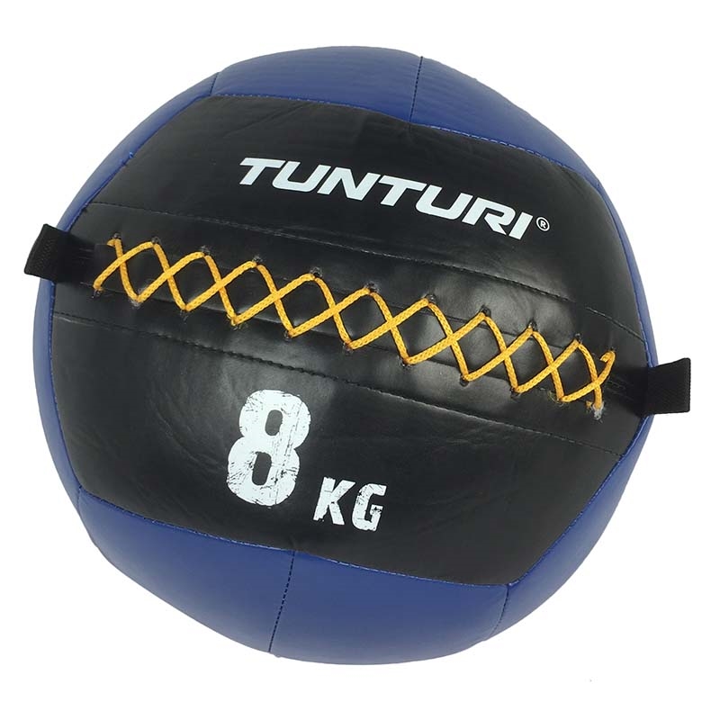 Wall ball på 8 kg (Tunturi) med blød overflade, produktfoto